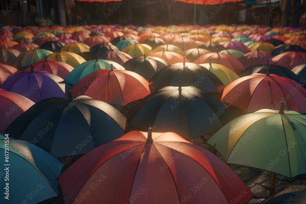 umbrellas, Generative AI