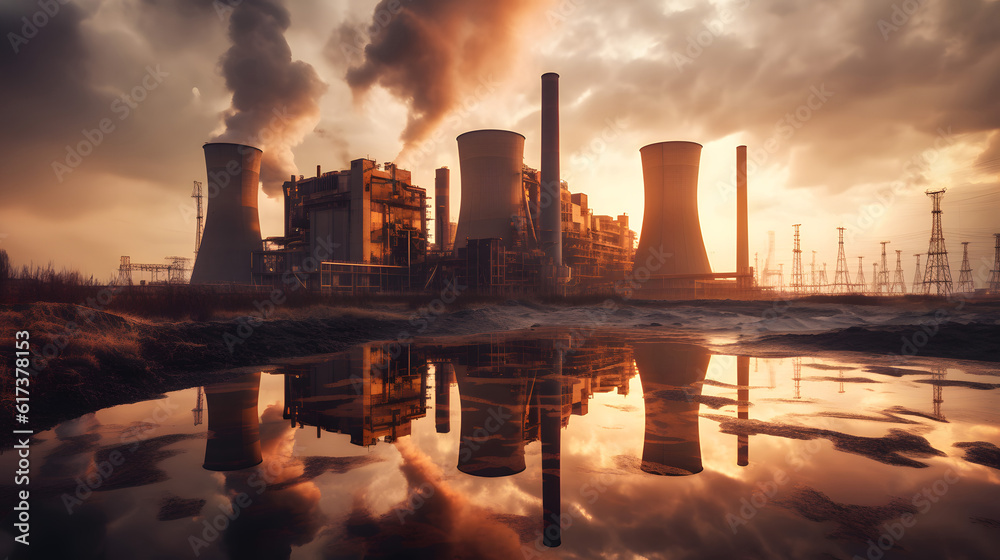 Factory-Generated Pollution: A Glimpse into the Industrial Landscape Factory-Generated Pollution: A Glimpse into the Industrial Landscape