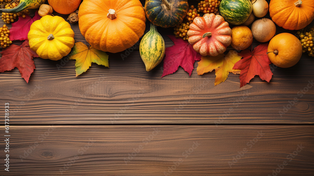 Fall seasons greeting card. Happy Thanksgiving. Hello Autumn Fall seasons greeting card. Happy Thanksgiving. Hello Autumn