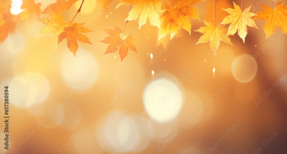 Fall Autumn Background. Illustration AI Generative. Fall Autumn Background. Illustration AI Generative.