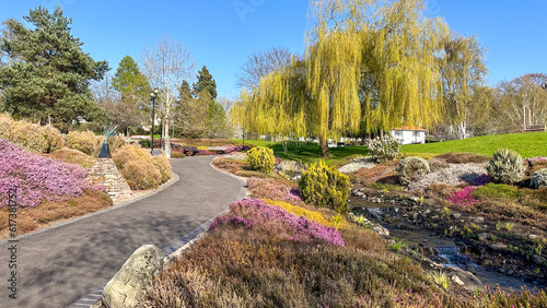 Perth's riverside heather garden
