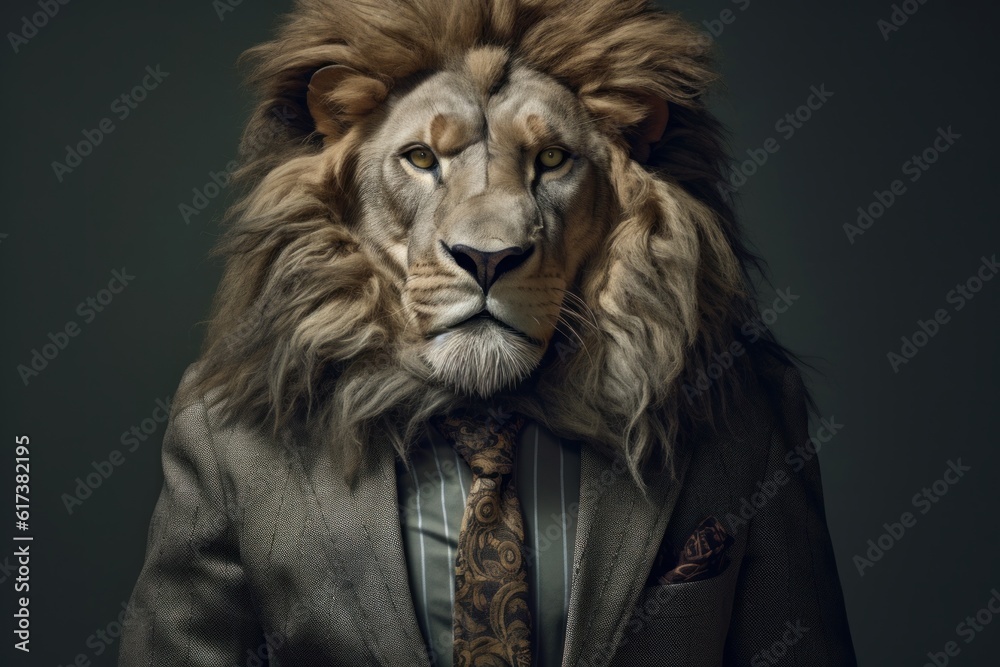 Lion in cheep's suit Lion in cheep's suit