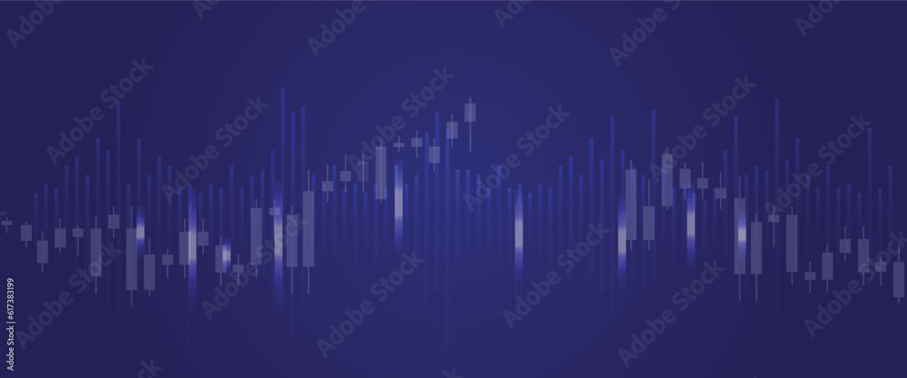 abstract background with stock market forex market crypto market economic chart with candlestick diagram 