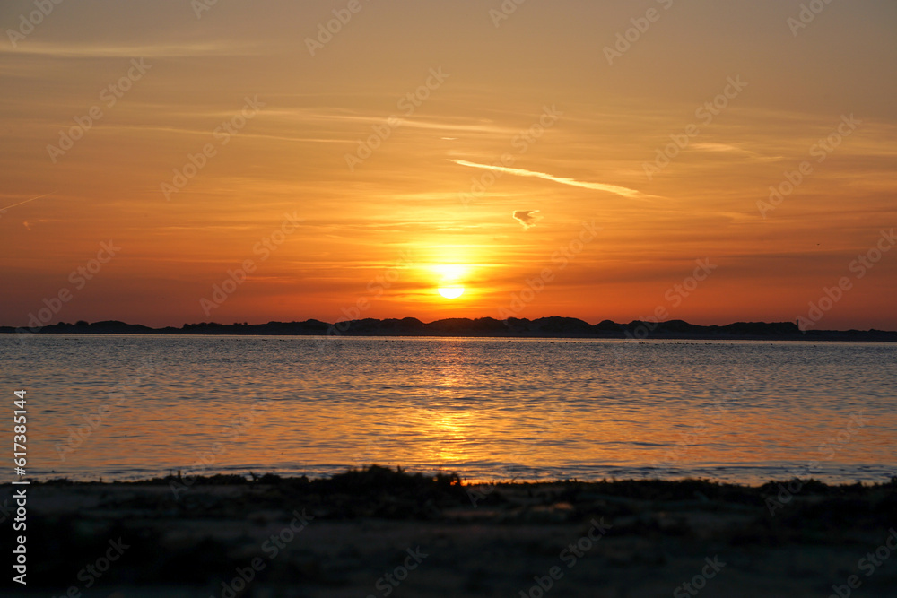Baltrum Sonnenuntergang Strand Norderney