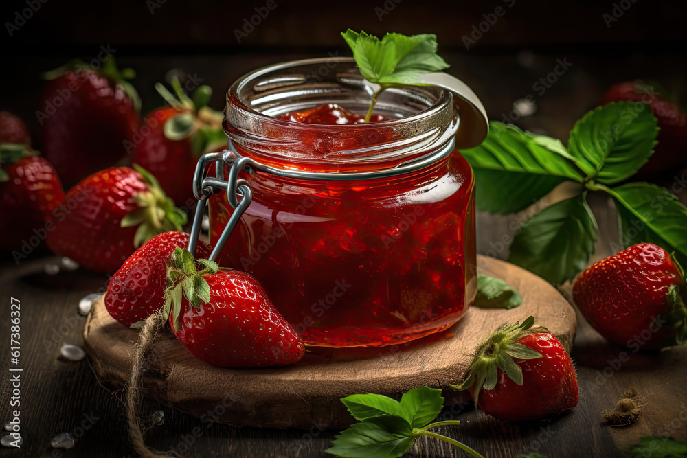 Strawberry Jam Product Photography Strawberry Jam Product Photography