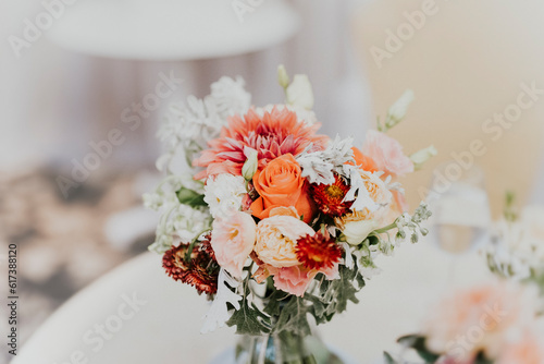 Fototapeta Naklejka Na Ścianę i Meble -  Flowers on table at event