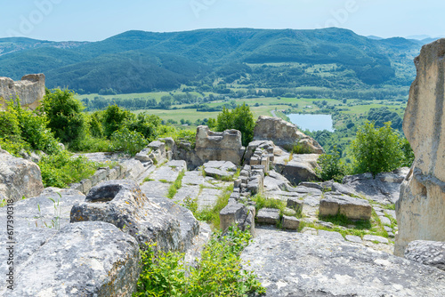 Obraz na płótnie Ruins of the ancient Thracian city of Perperikon w salonie