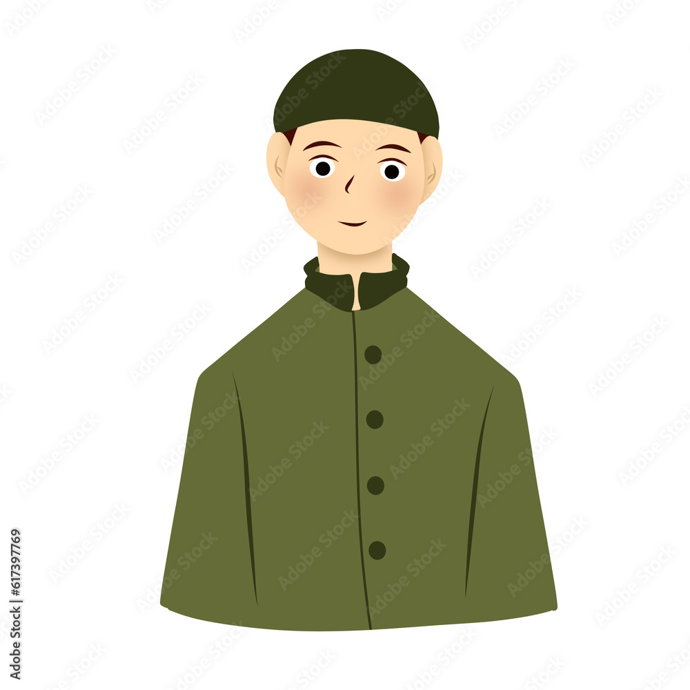 Muslim boy facial expression. Boy character.avatar. Muslim boy facial expression. Boy character.avatar.
