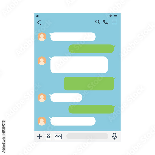 LINE トーク画面