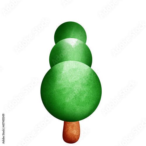 green christmas tree