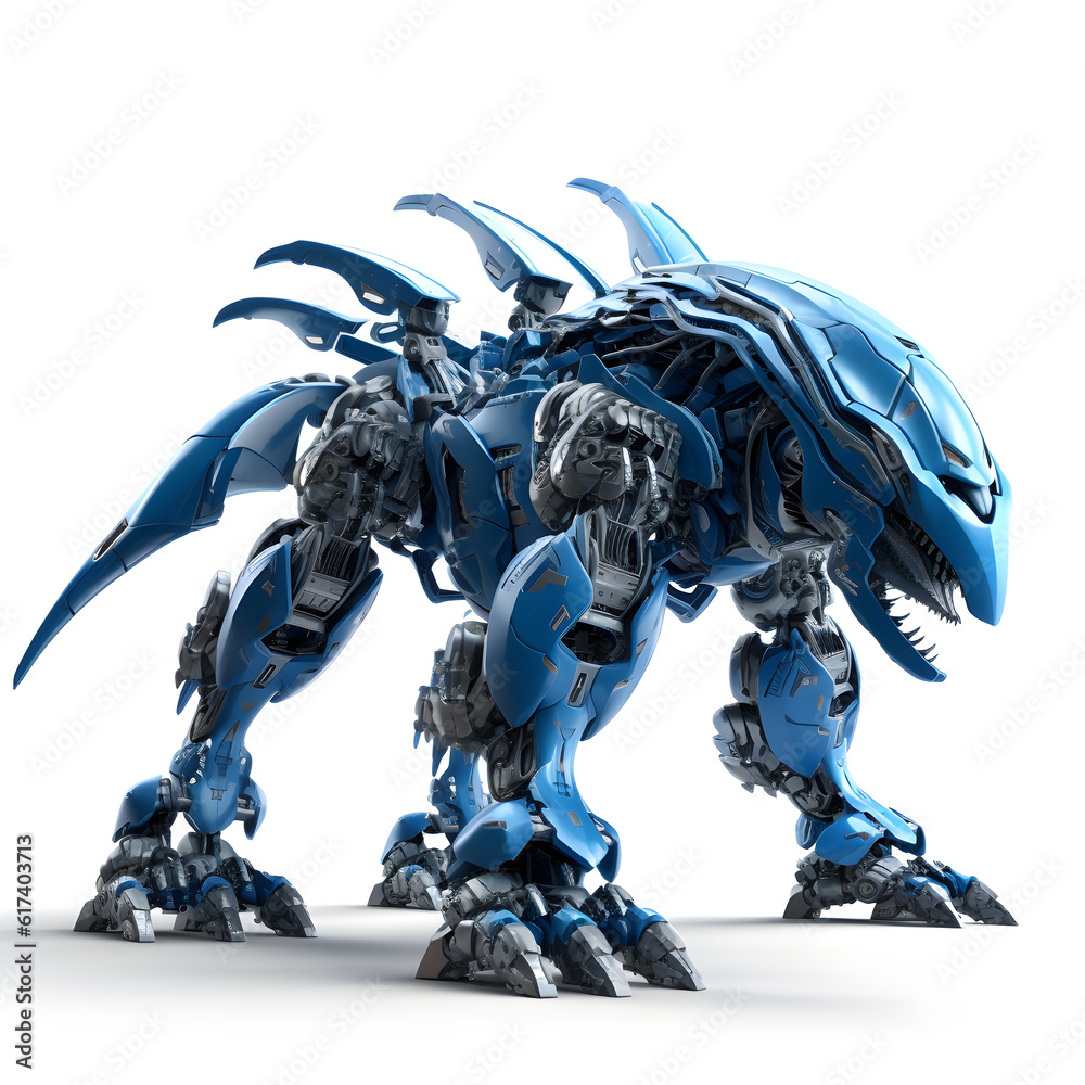 blue dragon mechanical robot blue dragon mechanical robot