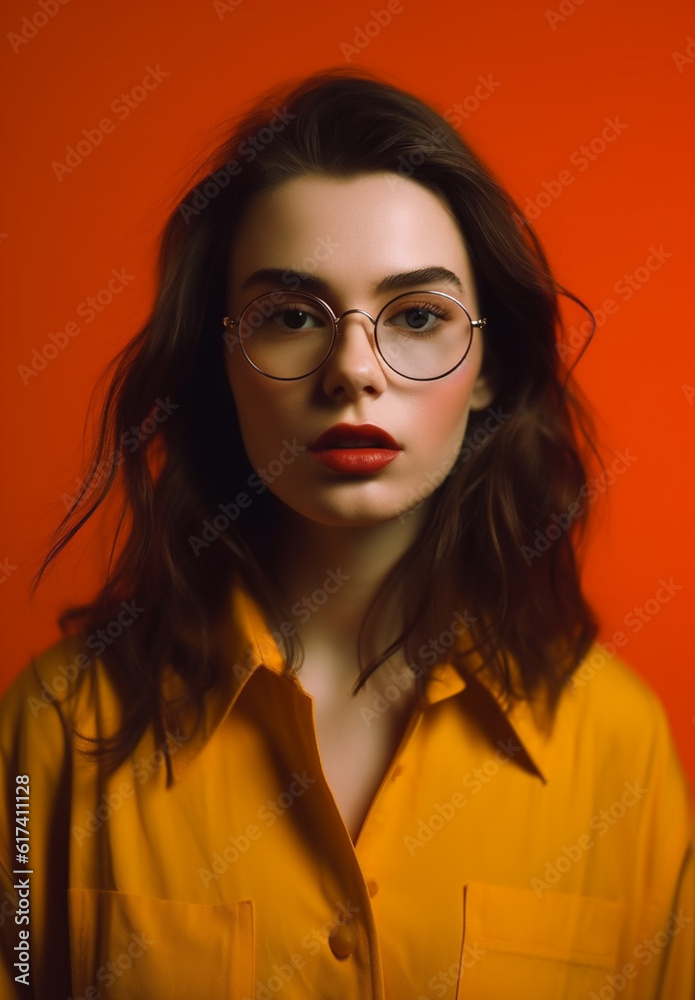 Woman Female Face Portrait Close Up Photo Digital Generated Realistic Modern Trendy Illustration Artwork Background Woman Female Face Portrait Close Up Photo Digital Generated Realistic Modern Trendy Illustration Artwork Background