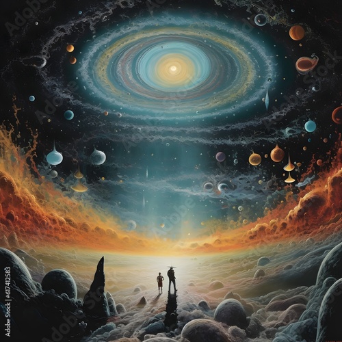 Cosmos at Night: Astronomical Wonders in the Celestial Sphere