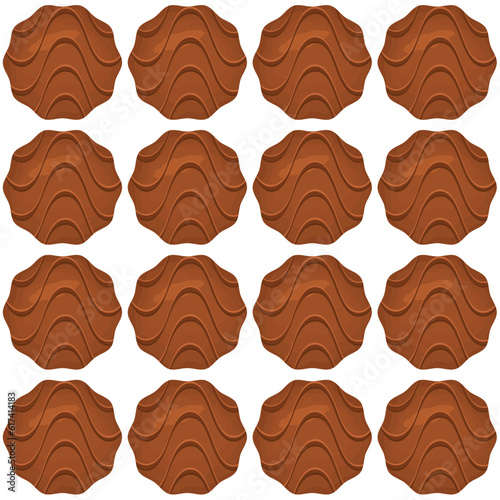 Pattern homemade cookie different taste in pastry biscuit