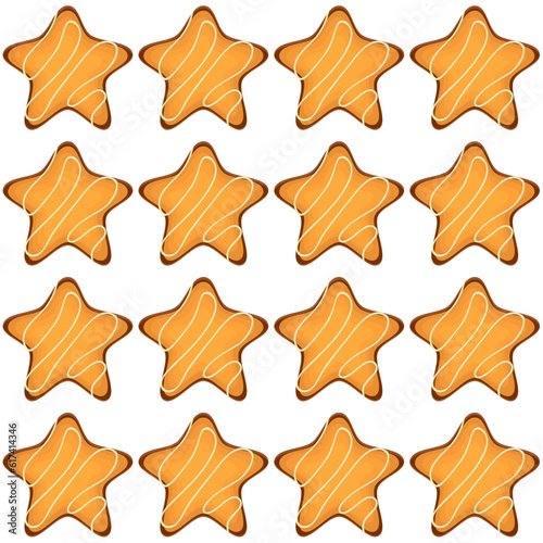 Pattern homemade cookie different taste in pastry biscuit
