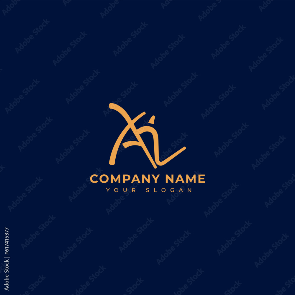 Ai Initial signature logo vector design