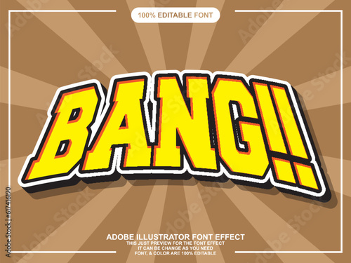 curved bold text style editable font effect