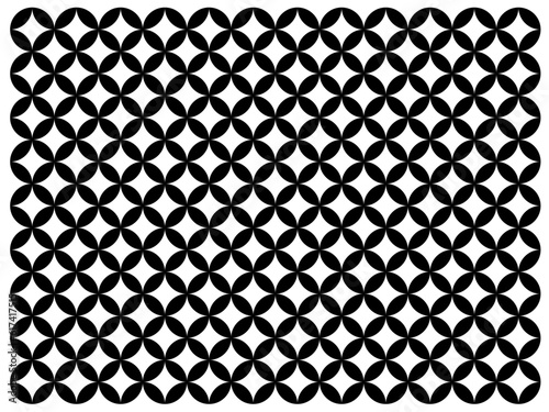 和柄・七宝（しっぽう）・黒