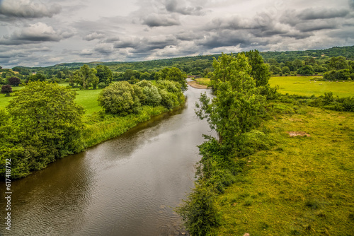 The River Towy at Llandeilo, Wales, UK
