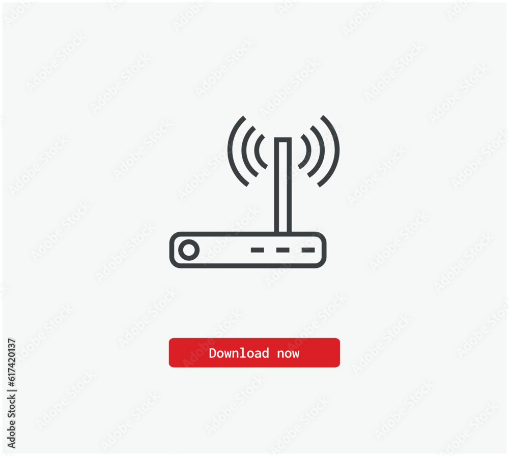 Modem vector icon. Symbol in Line Art Style for Design, Presentation, Website or Mobile Apps Elements, Logo. Pixel vector graphics - Vector Modem vector icon. Symbol in Line Art Style for Design, Presentation, Website or Mobile Apps Elements, Logo. Pixel vector graphics - Vector