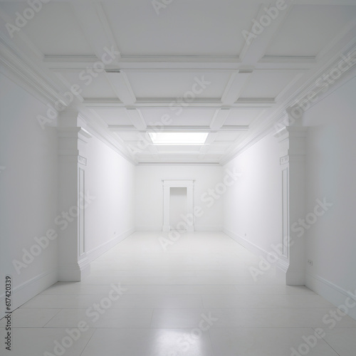 empty white room