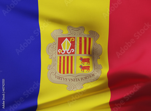 Flag of Andorra	 photo
