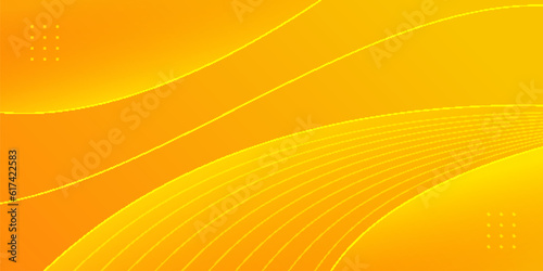 abstract modern yellow lines background vector illustration EPS10	