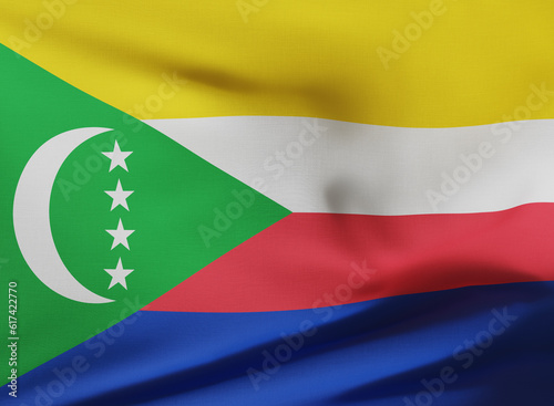 Flag of the Comoros (Comoras)	 photo