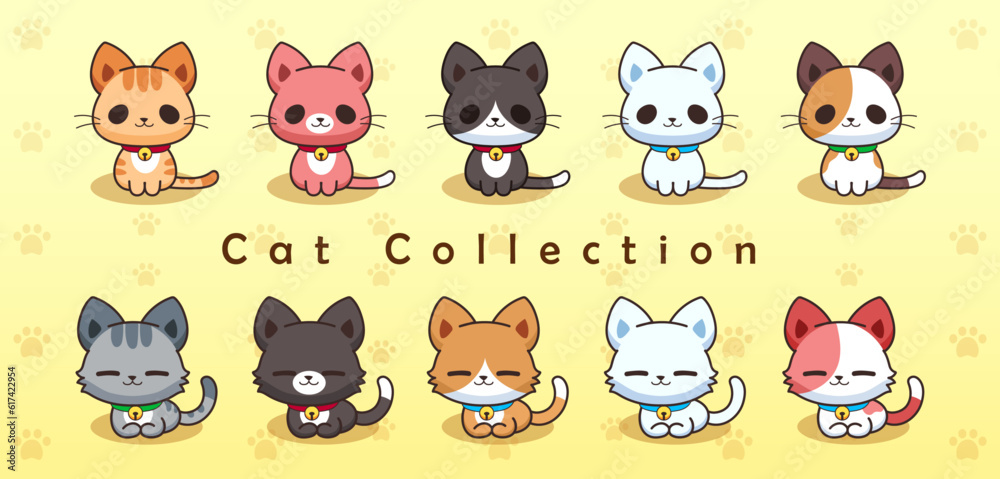set of cats set of cats