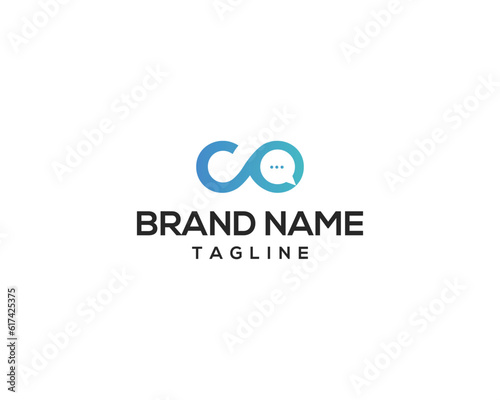 CO letter logo design for consultant. 