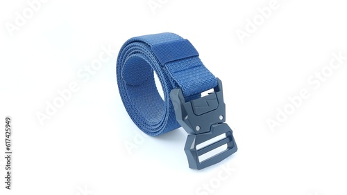 safety belt on isolated white background