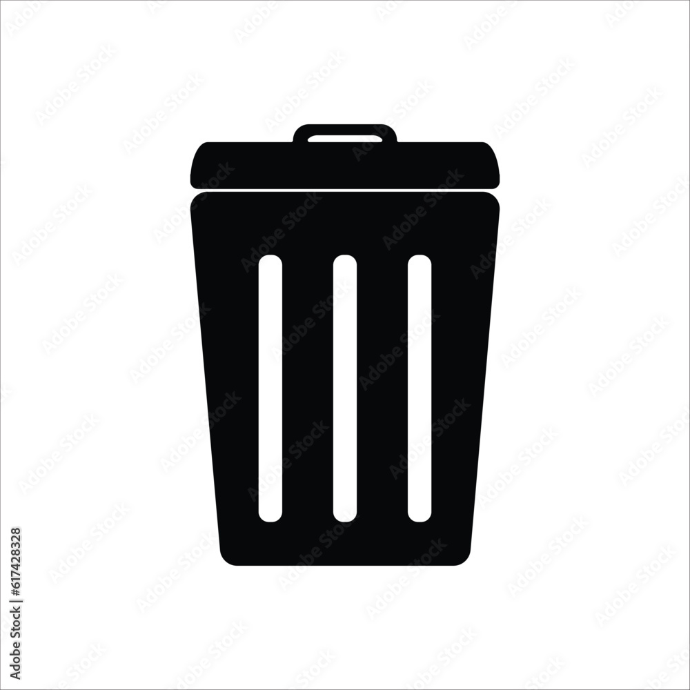 rubbish bin icon