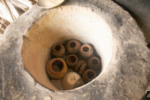 Museum and ceramic atelier in the town of Chazuta in the Peruvian jungle. photo