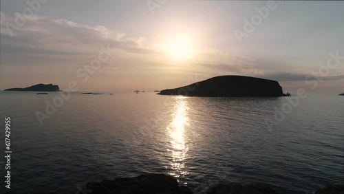 Ibiza - Cala Comte Atardecer con drone