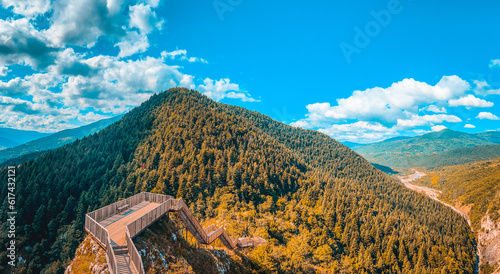 Cuadro en lienzo The Valla Canyon in Kure mountains in Kastamonu province, Turkey