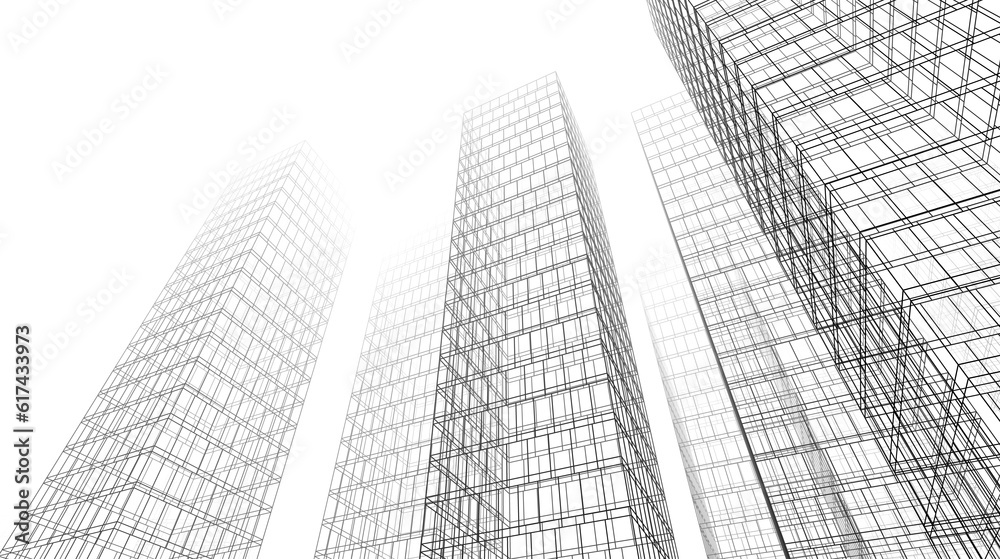 skyscrapers in the city skyscrapers in the city