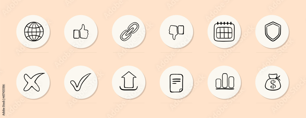 Web Page Icon. Digital presence, online platform, website design, user interface, information display. Vector line icon for Business Web Page Icon. Digital presence, online platform, website design, user interface, information display. Vector line icon for Business
