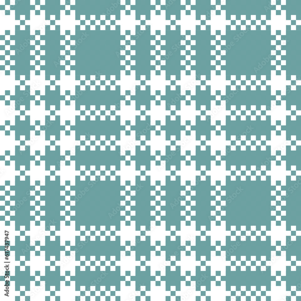 Tartan Plaid Seamless Pattern. Tartan Seamless Pattern. Template for Design Ornament. Seamless Fabric Texture. Vector Illustration