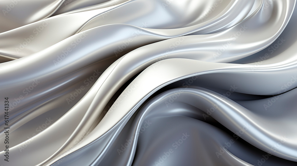 Abstract silver wave background. Abstract silver wave background.
