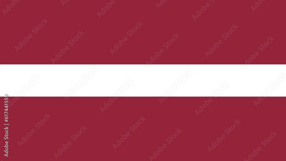 Animated plane flying over the the flag of Latvia. Animated plane flying over the the flag of Latvia.
