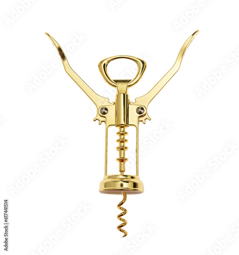 Картината върху платно Corkscrew isolated on transparent, PNG