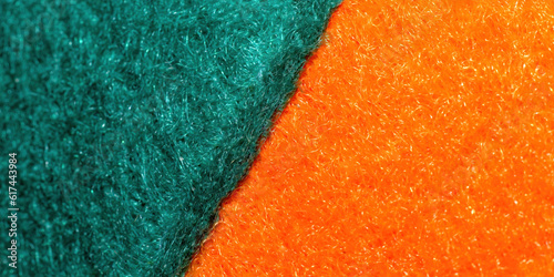 Colorful felt background. Close-up of colorful felt texture.