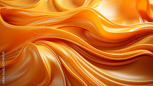 Abstract caramel wave background.