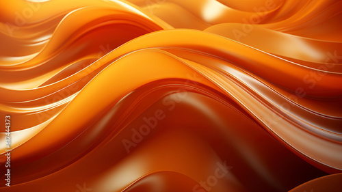 Abstract caramel wave background.