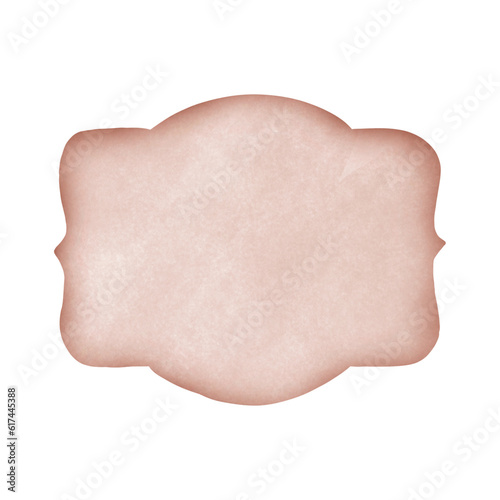 Red Vintage Label, sign, isolated