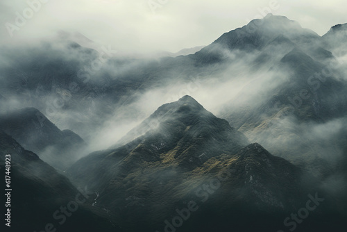 Mountains in the fog, Mountains, Beautiful mountains