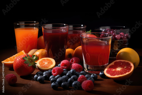 Fruit Juice Product Photography