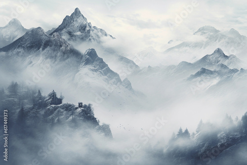 Mountains in the fog, Mountains, Beautiful mountains © Kanies