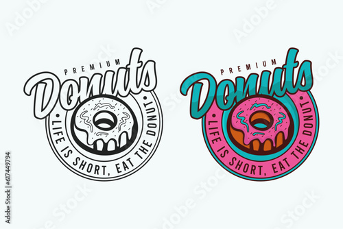 Donuts Vector Design Logo Collection