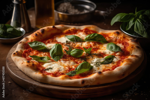 Classic Italian Pizza with San Marzano Tomatoes and Buffalo Mozzarella